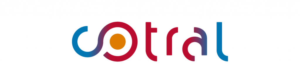 Il logo di COTRAL è colorato e moderno, simbolizzando il dinamismo e la trasformazione digitale in atto.